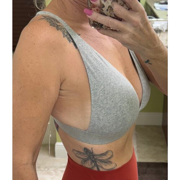 We the free heathered grey bralette NWT $38 retail Free People Medium - Picture 5 of 9